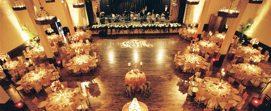 Reception Hall Staged for Event